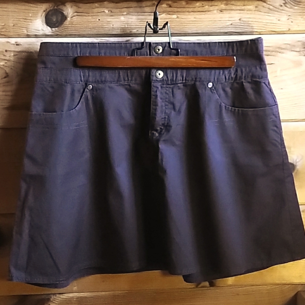 Mexx Plum Above Knee Skirt With Pockets 10/12